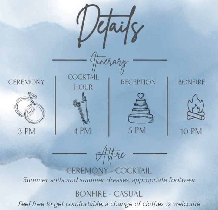 After Party Wording Ideas - 2