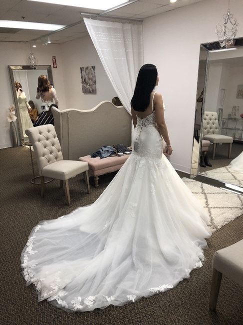 Picked up my dress today! 4 months out! Show me your wedding wins for the week! 2