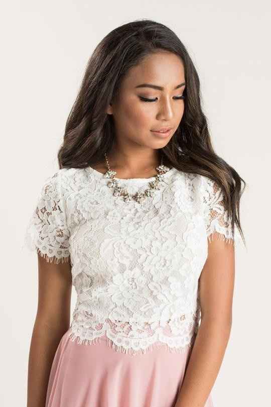 White Lace Top