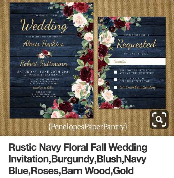 Wedding invitations - 1