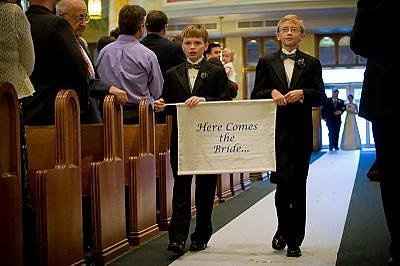 What part should my son play in our wedding?