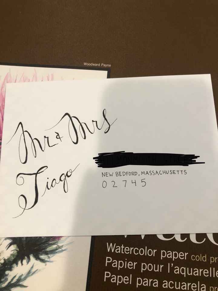 Addressing Save the Dates - 1