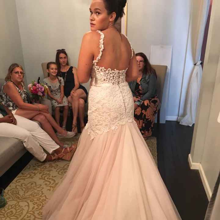 Blush/Pink wedding gown