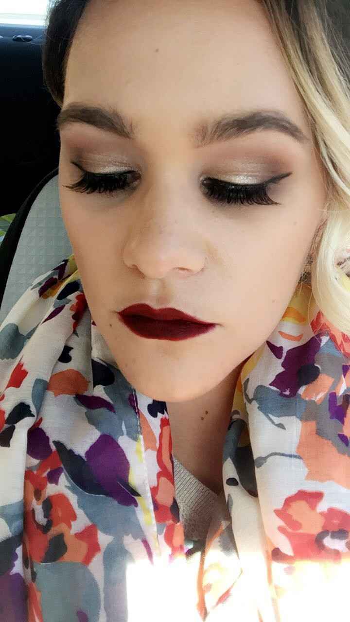 Hair and makeup trial