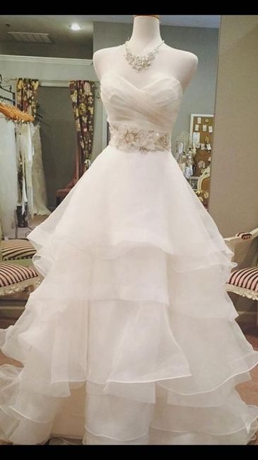 Let me see what you're wearing on your wedding day