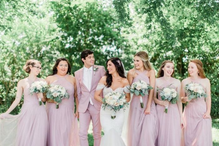 Coordinating wedding party clothing - 1