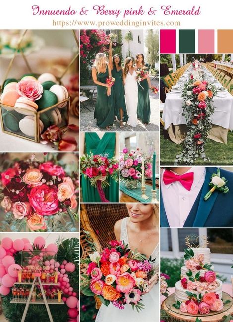 Do wedding colors have to go with the season? 3