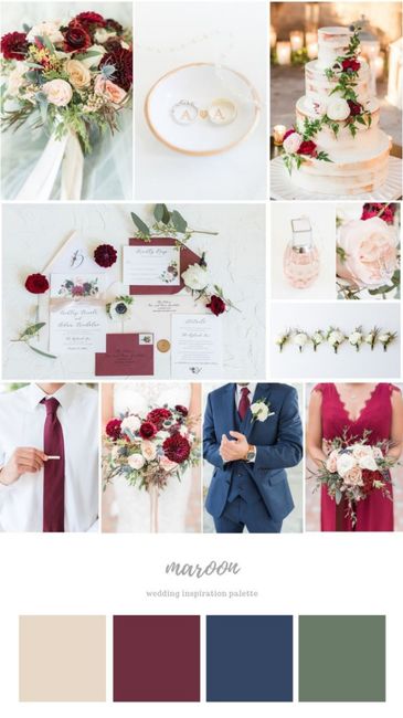 Do wedding colors have to go with the season? 6