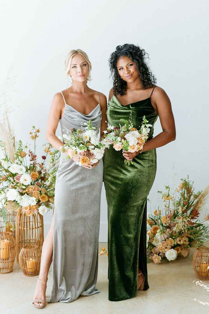 Green bridesmaid dresses? - 1