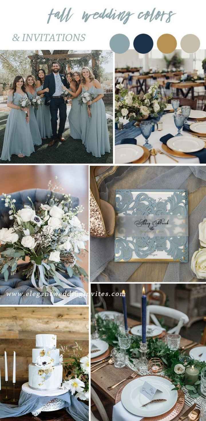 Wedding color scheme - 1