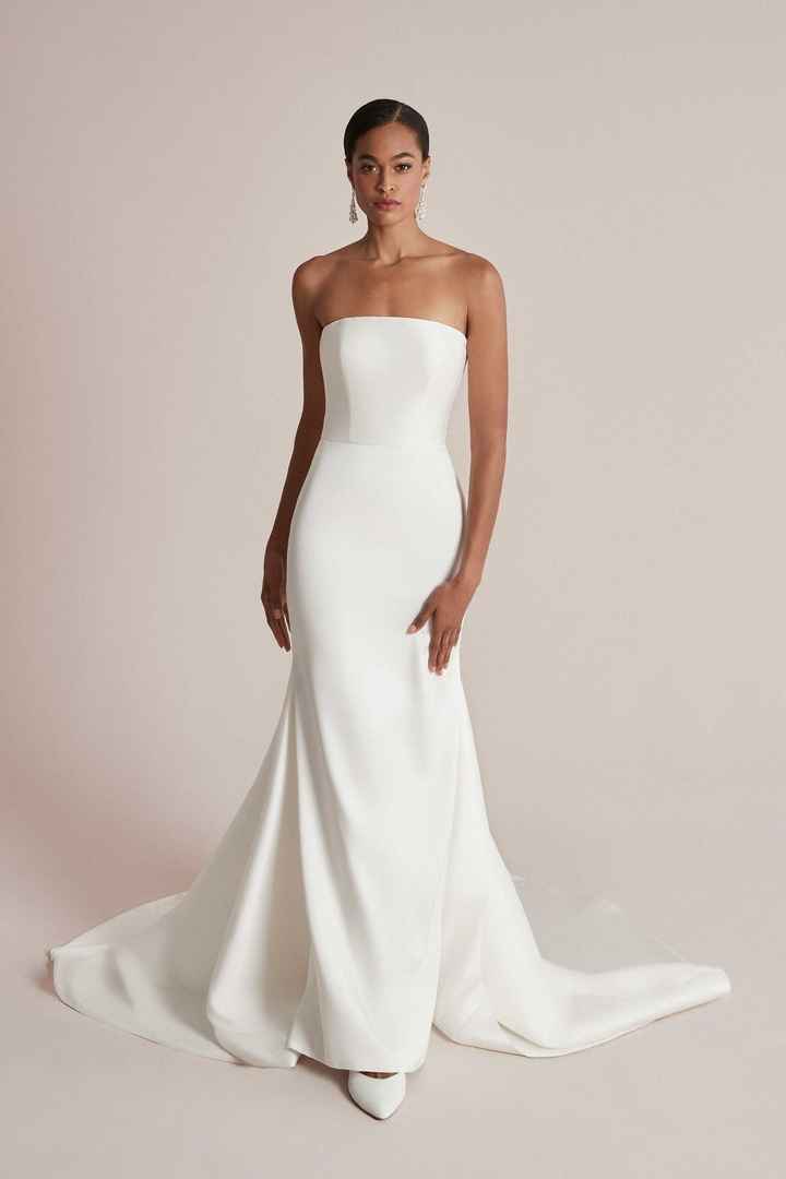 Where can i find satin or mikado mermaid gowns like these?! - 2