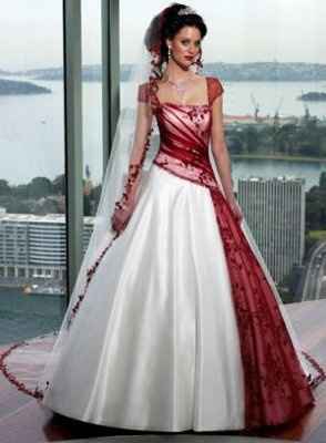 Colored wedding dress?
