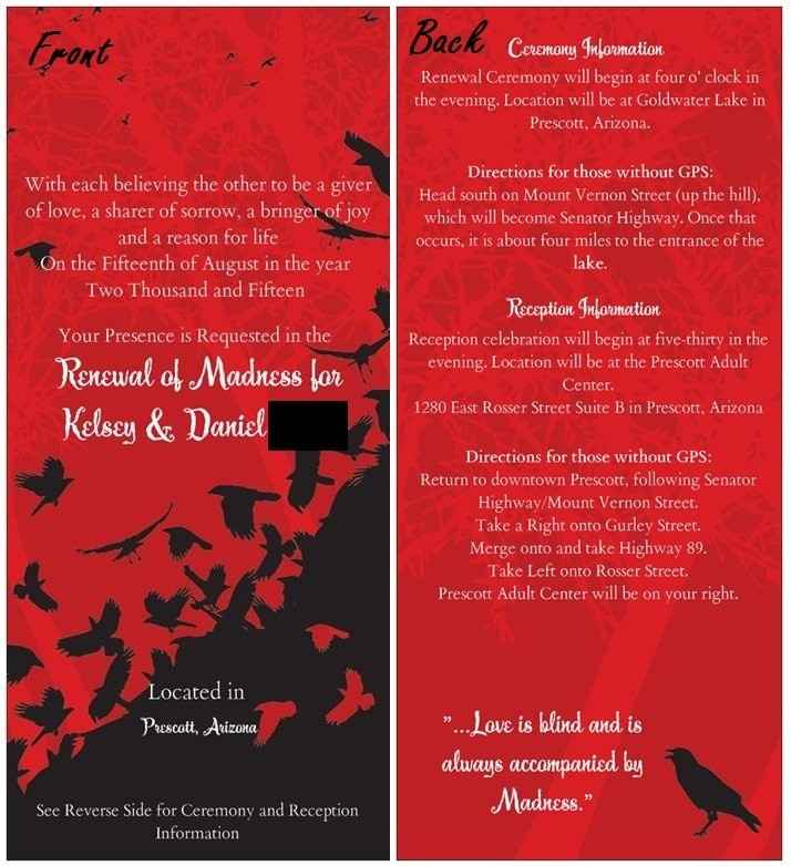 I want your opinion on our invites and RSVPs