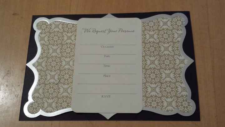 Creative ladies: I need help on my invites