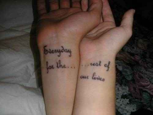 NWR: Getting Matching Tattoos?