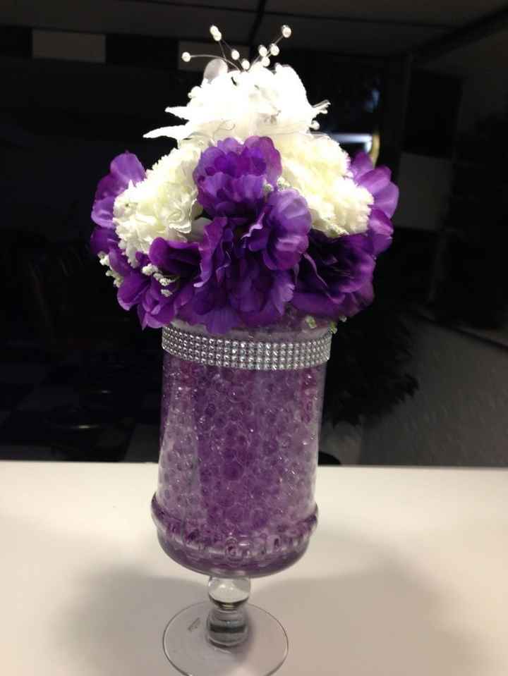 Trying to decide on DIY centerpieces. Need YOUR help/opinion.