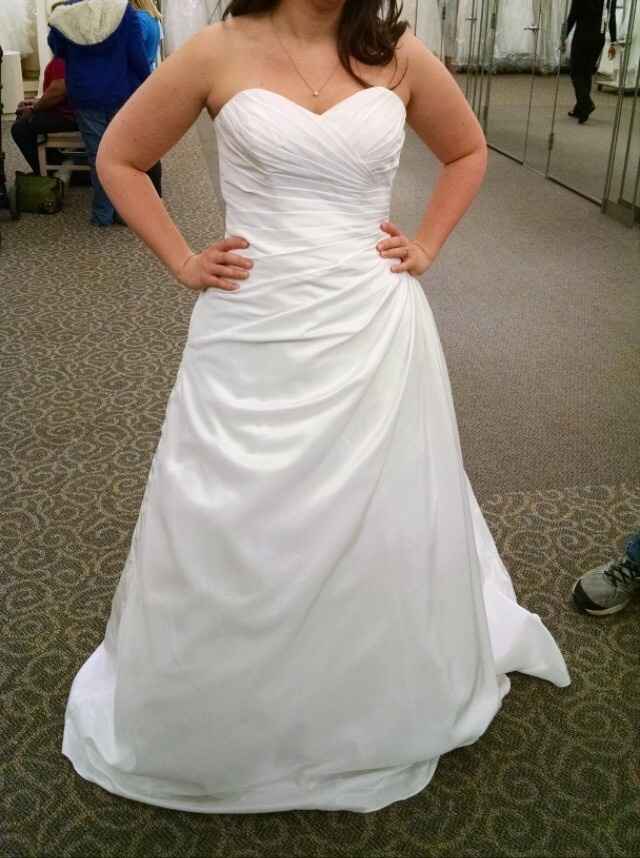 Said yes to the dress!