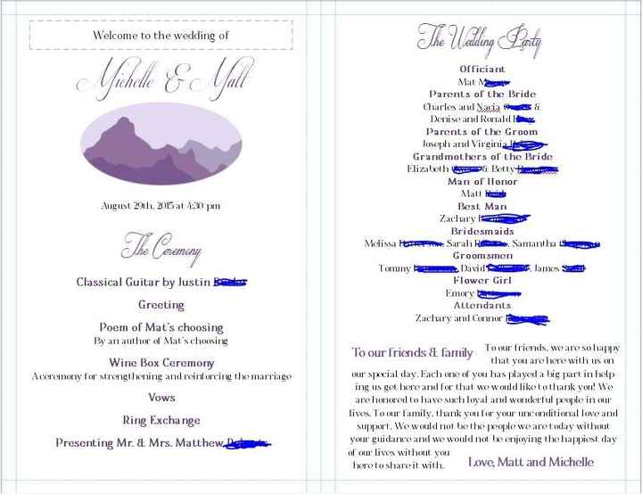 Programs: Missing Anything?