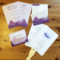 Did you design and print your own invitations?