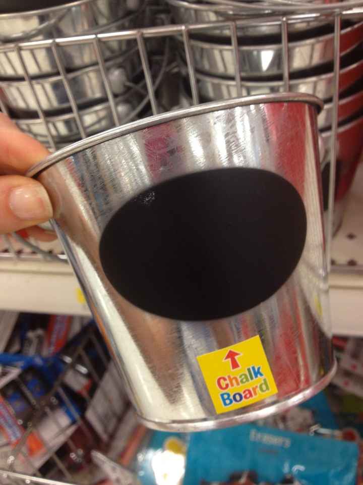 Found these awesome pails at Target $1.00!