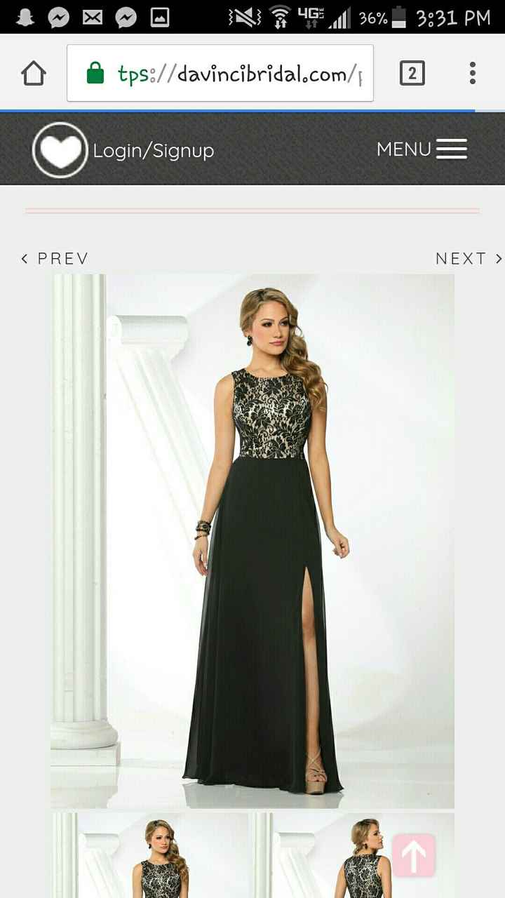 Lace wedding dress. Chiffon bridesmaid dress?