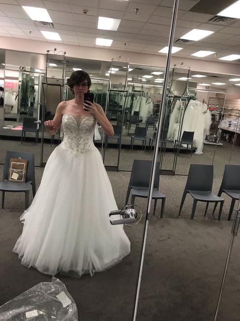 Picked up my dress from alterations!! 12