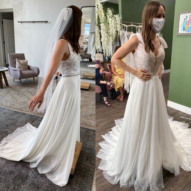 Stuck between two dresses! - 5