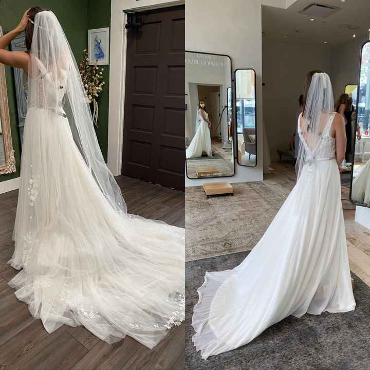 Stuck between two dresses! - 4