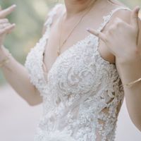 Dress alterations help - bust area too high after straps shortened - 1