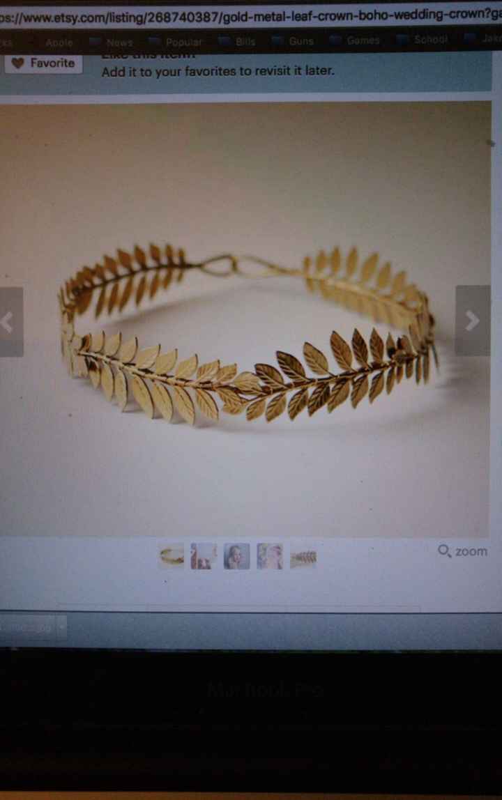 Headpiece and a veil.. too much?