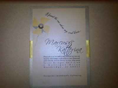 Finally got my invitation proof....