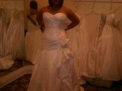 So you said yes to the dress.... now let's see it! :)