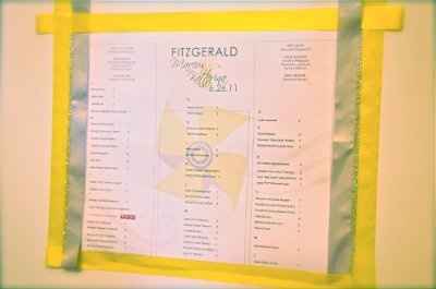 How are you presenting seating/place cards to guests?