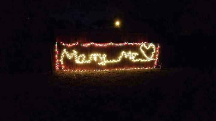 How did your FH propose?