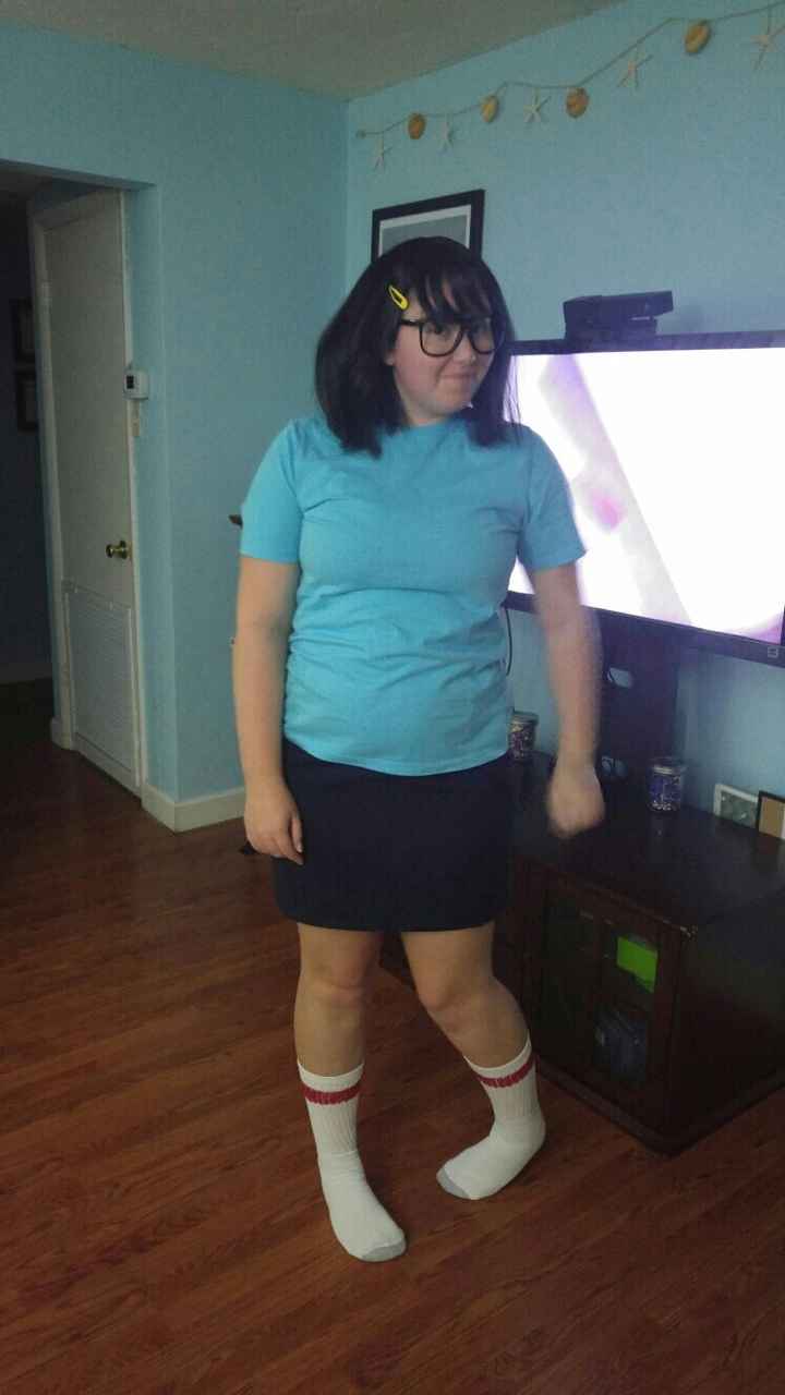 Happy Halloween post a pic of you and your fiancé in costumes