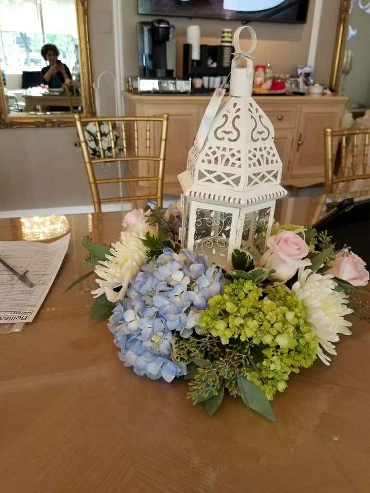 Anyone else using lantern centerpieces? Show me pics!!