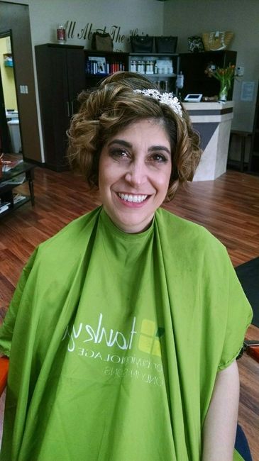 Hair and makeup trial