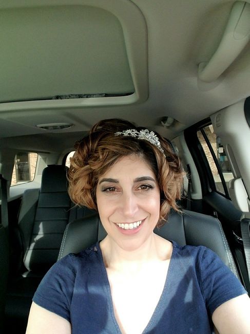 Hair and makeup trial