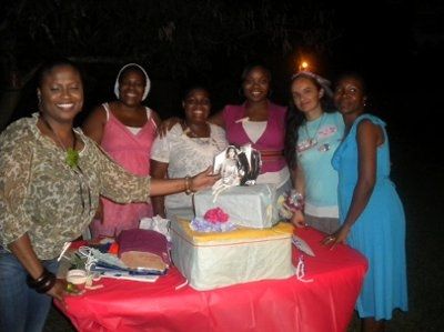 My friends threw me a surprise wedding shower. ^^