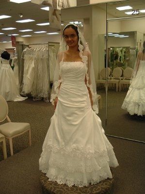 Calling all David's Bridal Brides... Let's see all the dresses and see who's dress twins! :D
