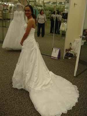 Calling all David's Bridal Brides... Let's see all the dresses and see who's dress twins! :D