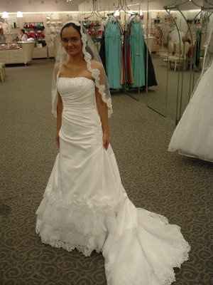 Calling all David's Bridal Brides... Let's see all the dresses and see who's dress twins! :D