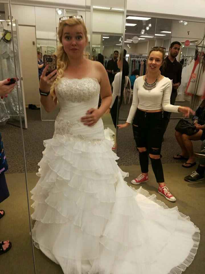 Let me see what you're wearing on your wedding day