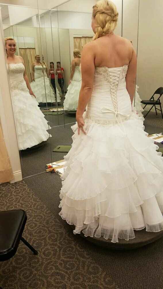 Had my dress fitting! (Yes to the same dress!)