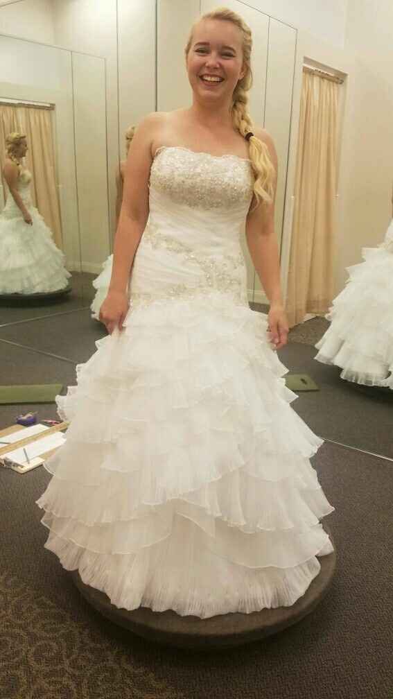 Had my dress fitting! (Yes to the same dress!)