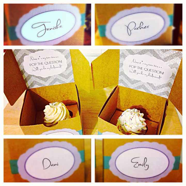 How I asked my bridesmaids/bridesman! How did you ask yours?
