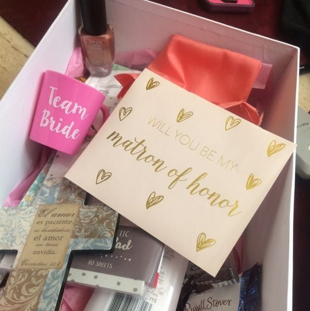 Maids of honor boxes