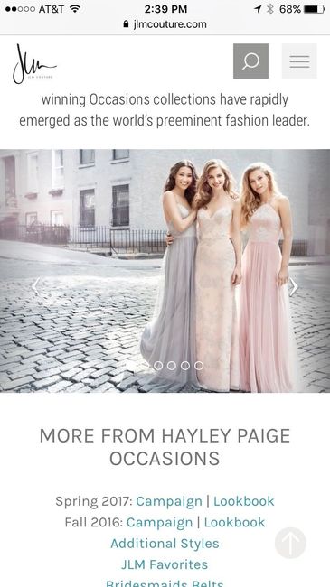 Bridesmaid dresses SOS!