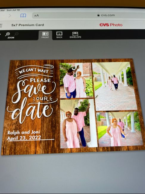 Let's See Your Save The Date/Change The Date Designs! 📸 3