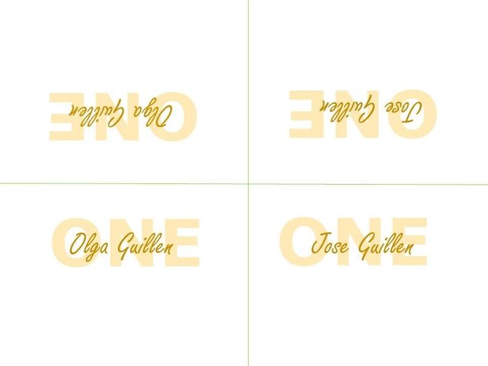 I want to make these escort cards.